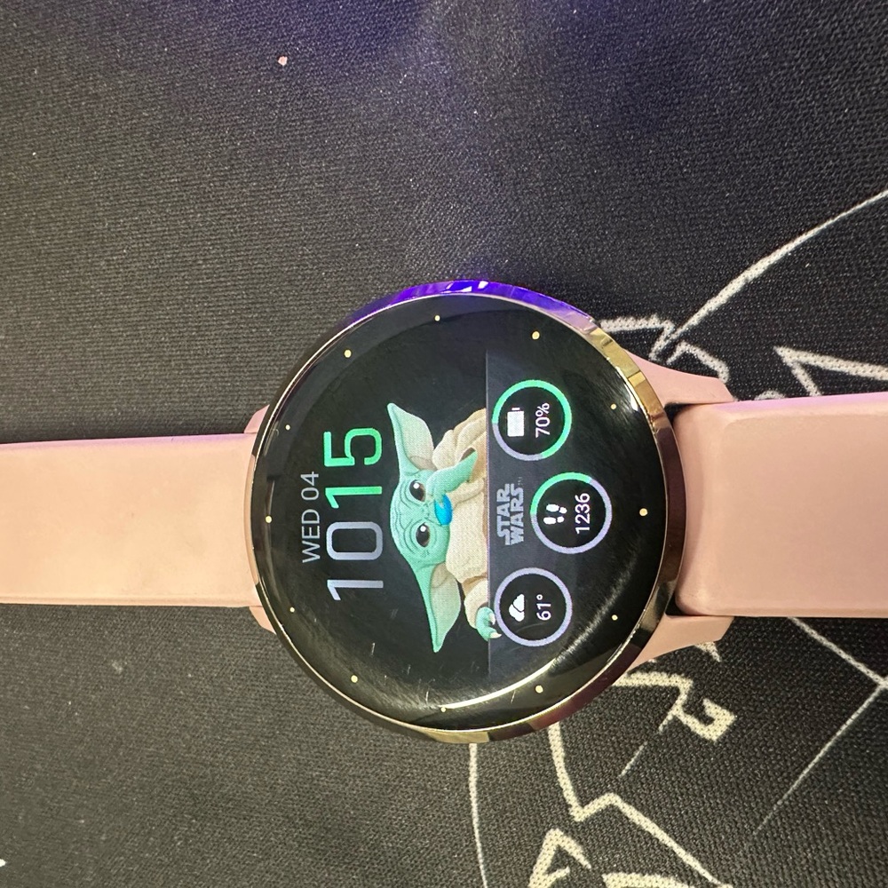 Garmin Smartwatch with Pink Band